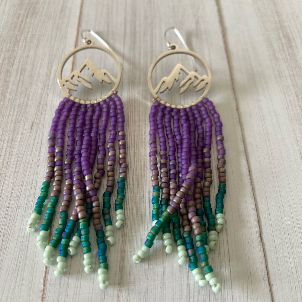 Fringe earrings